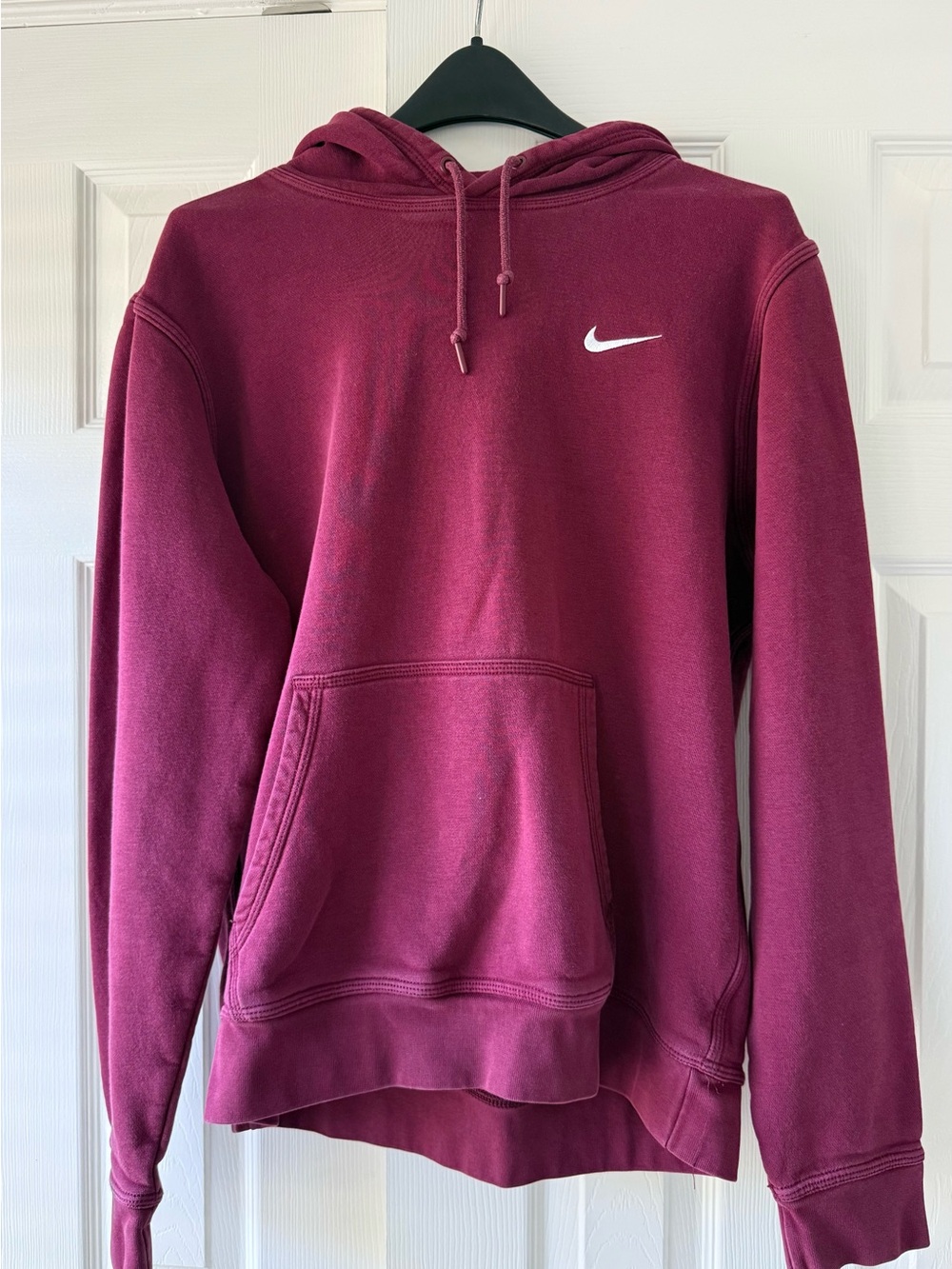 Nike Club Men's Hoodie - Maroon - Size L